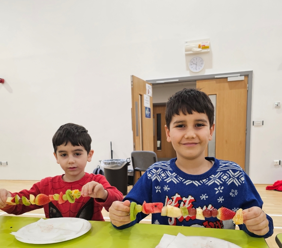 Boys Fruit Kebabs