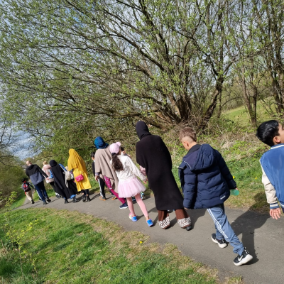 Kashmir Youth Project Woodland Walk and connecting with Nature