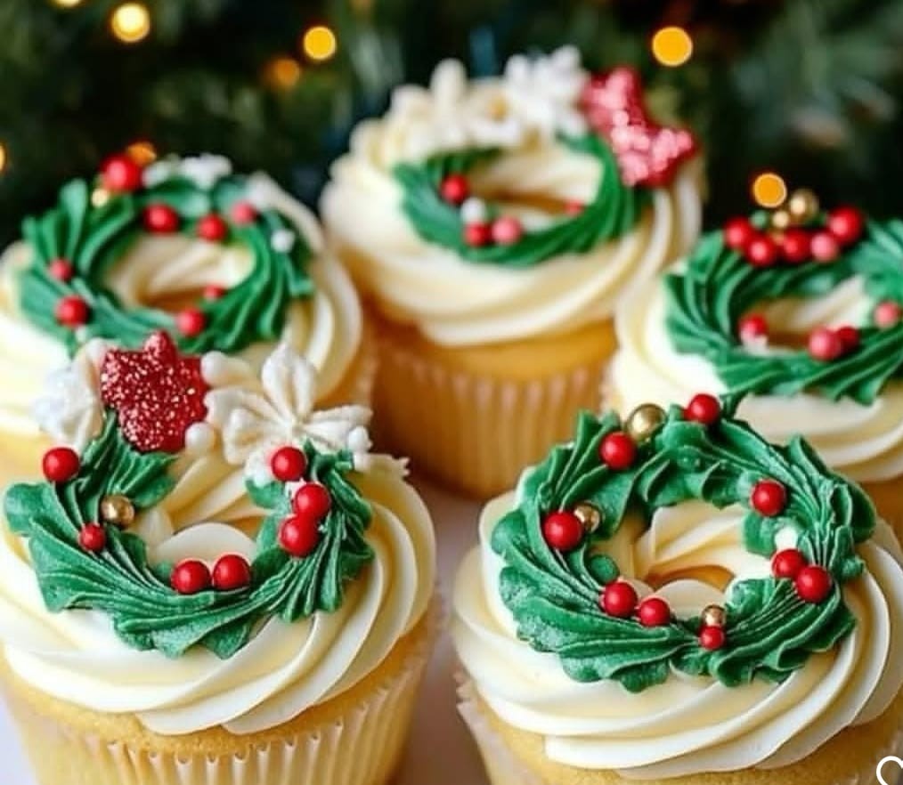 Christmas cupcakes 