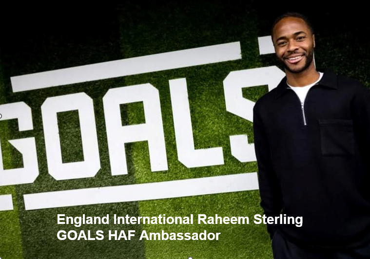Raheem with HAF Ambassador on