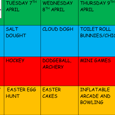 Parents Dream Parents Dream Easter Camp