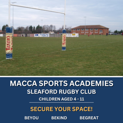 MACCA Sports Academies - Lincolnshire MACCA Sports Academies @ Sleaford Rugby Club (4 - 11 Years old)