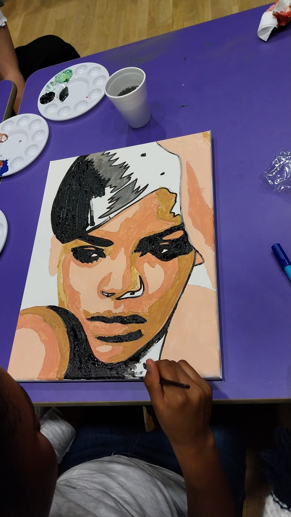 Rihanna painting